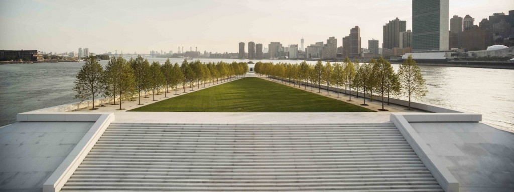 FDR Four Freedoms Park from The Curators: Paul Jung on Minimalism in New York | meltingbutter.com