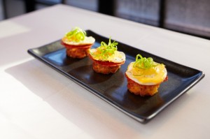Quail eggs benedict from NYC Restaurant Find: Cata | meltingbutter.com