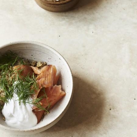 Rawduck London | meltingbutter.com Restaurant Hotspot_trout, freekeh, salted coconut yoghut & dill